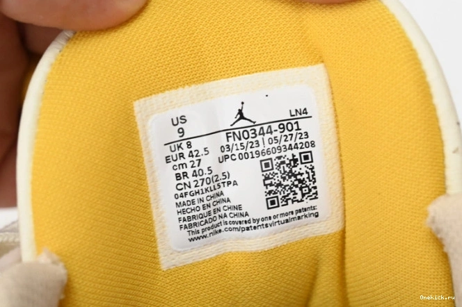 One Kick Jordan Air Sunset x FN0344-901 Balvin Medellin J 3 0805